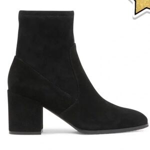 Steve Madden Irven Black Suede Ankle Boots